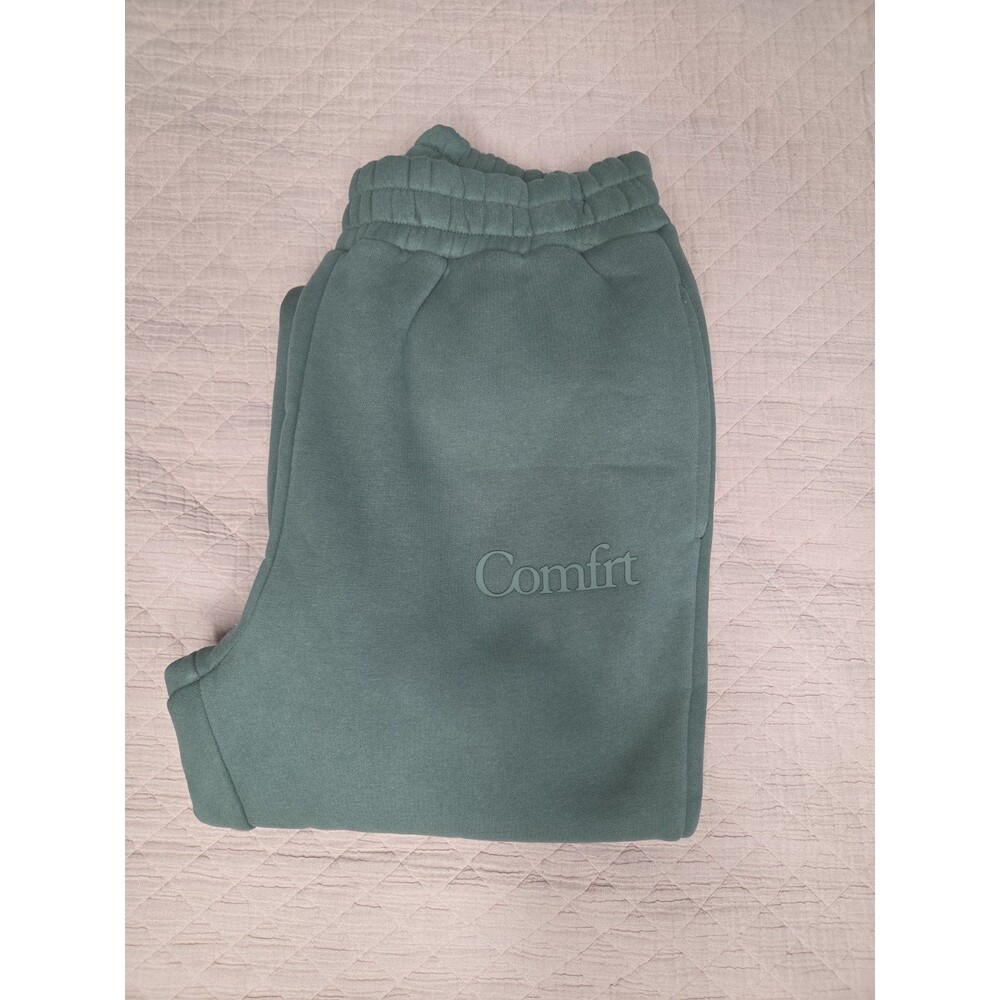 Comfrt Minimalist Sweatpants Forest Green Size M Oversized Joggers CB009